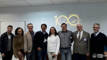 Palestrantes durante abertura do evento Curso: Princípios e Técnicas da Plastinação de Peças Anatômicas